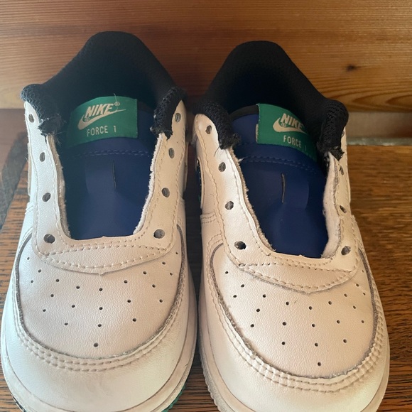 Nike Air Force 1 Low GS 'Crayon White Multi' Sz 7C - Picture 7 of 10